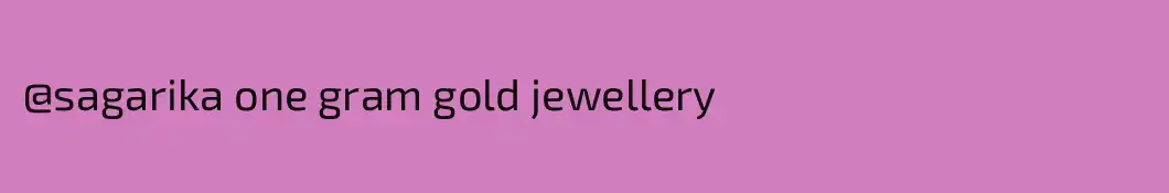 @sagarika one gram gold jewellery